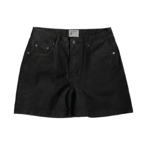Black Classic Canvas Short